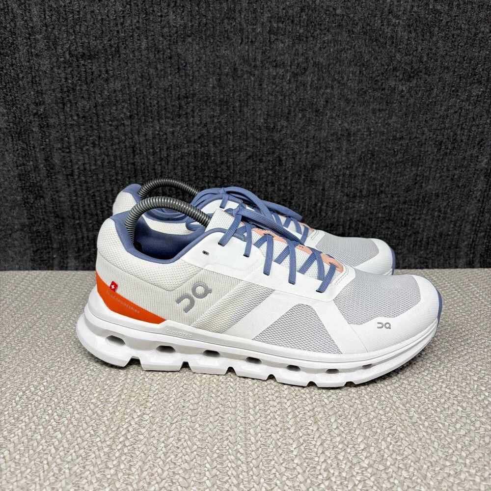 NEW On Cloud Cloudrunner Undyed White Flame Athletic Running Shoes Women’s Sz 10
